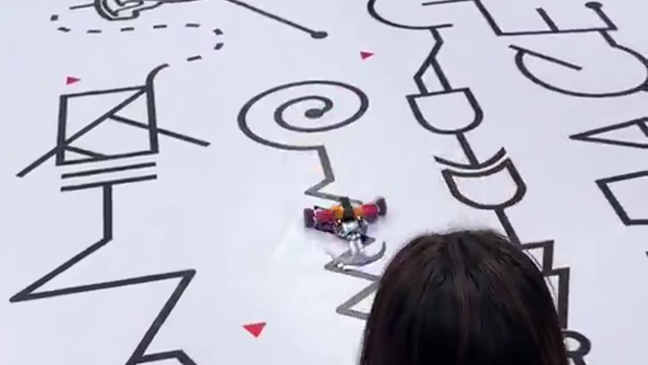 Two Robots Compete in a Line-Following Race 🤖🏁