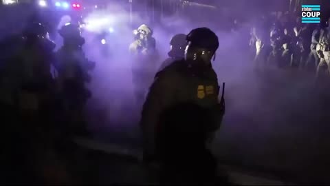 Antifa getting arrested for a few minutes