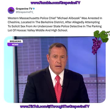 Western Mass. Police Chief Michael Alibozek Arrested For Allegedly Soliciting Sex In Cheshire.