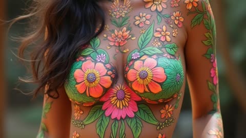 💃 Body Paint Festival – Where Colors & Sensuality Collide 🎨