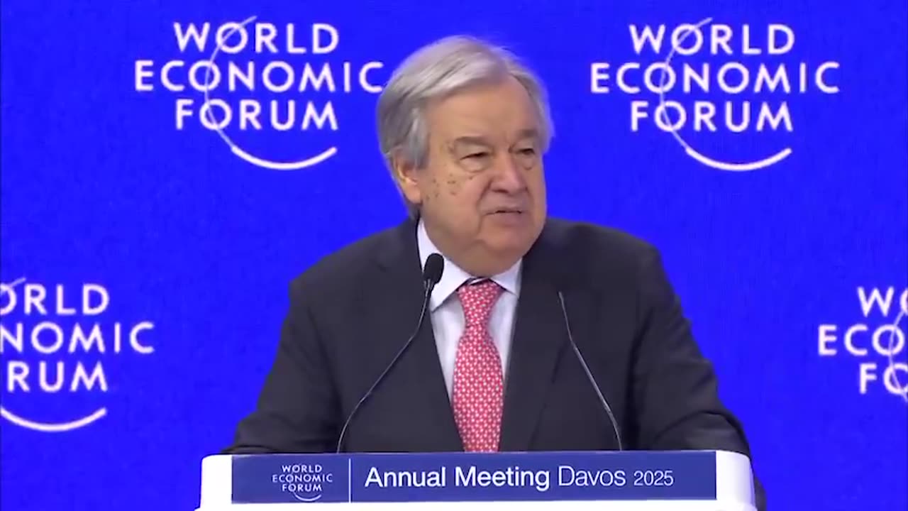 Fear-Mongering at Davos: UN Chief Predicts Climate Apocalypse to Push Global Agenda