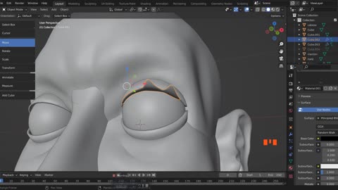 Blender basic - crear pestañas