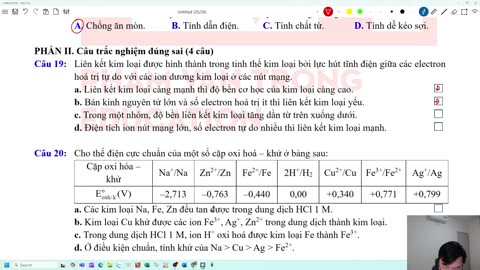 "TỔNG ÔN ĐẠI CƯƠNG KIM LOẠI "
