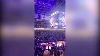 Canadian fans boo US national anthem at NBA game in Toronto