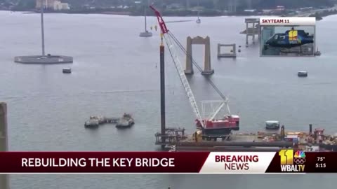 China built that in under 4 years🧐 / It is now 18 months since Key Bridge fell in Baltimore.
