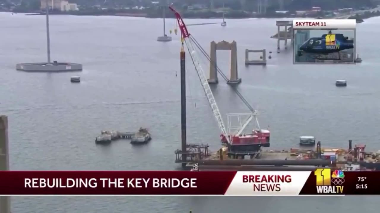 China built that in under 4 years🧐 / It is now 18 months since Key Bridge fell in Baltimore.