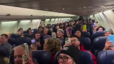 Passengers aboard Southwest Airlines flight sing “God Bless the USA”