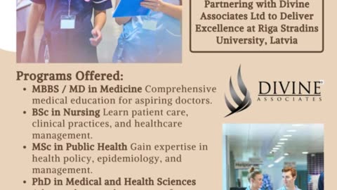 Shape Your Future in Medicine with RSU & Divine Associates Ltd
