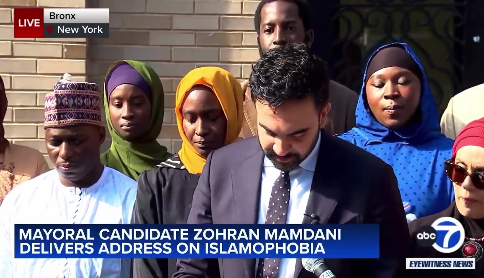 Zohran through tears: “My aunt stopped taking the subway after 9/11"