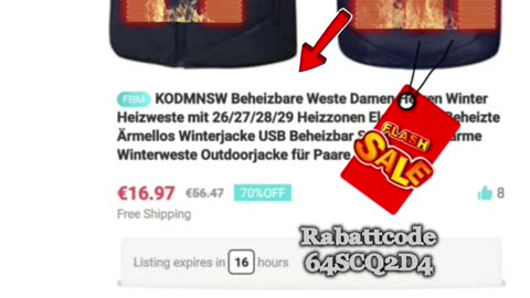 Beheizbare Weste