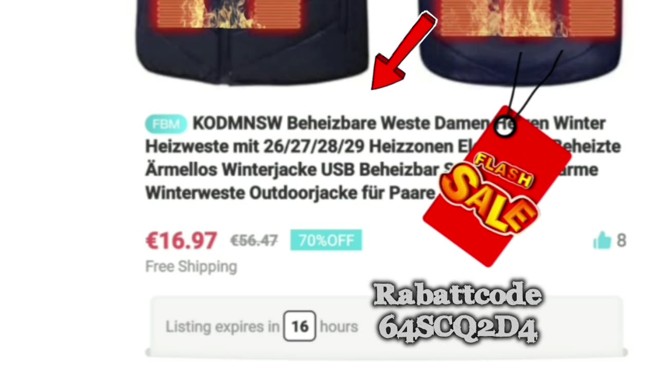 Beheizbare Weste
