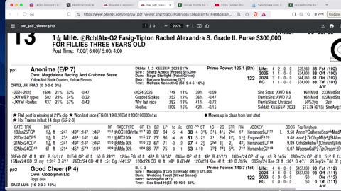 Capping Corner - Rachel Alexandra and Risen Star Stakes 2025 at Fair Grounds - Derby Points Race