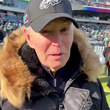 A Lost and Incoherent Biden Attends the Eagles Game
