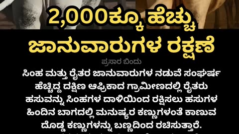 ಜಾನುವಾರುಗಳ ರಕ್ಷಣೆ