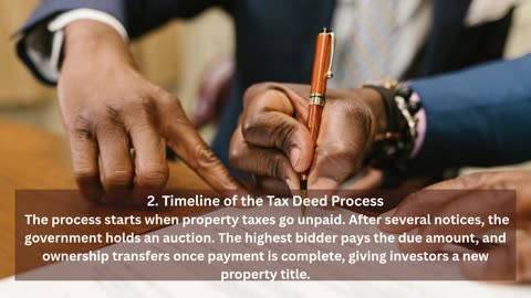 Understanding Tax Deeds: Key Players, Process, and Benefits