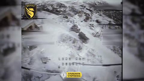 Russian Soldiers Roll Out the Side of Speeding Vehicles