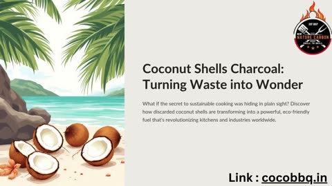 From Waste to Wonder: Coconut Shells Charcoal Powering Sustainable Futures