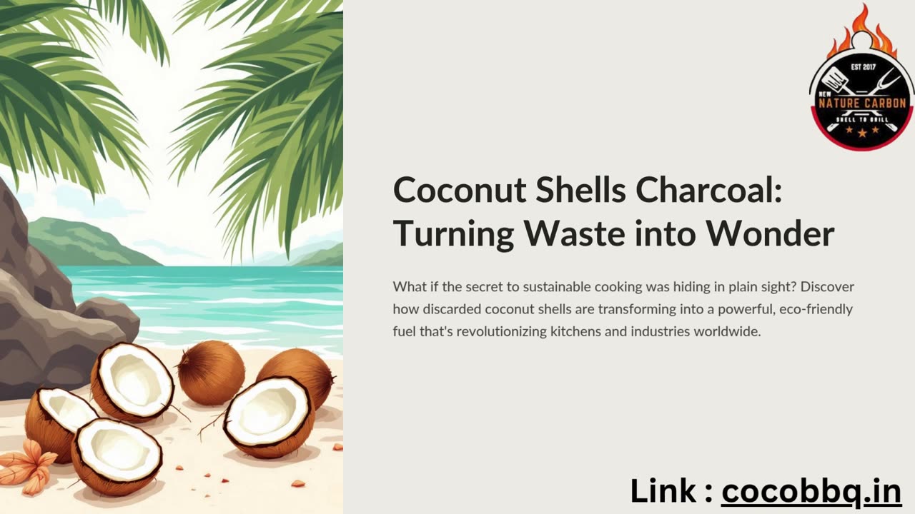 From Waste to Wonder: Coconut Shells Charcoal Powering Sustainable Futures