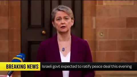 Starmer, Cooper and other politicians respond to Gaza peace process