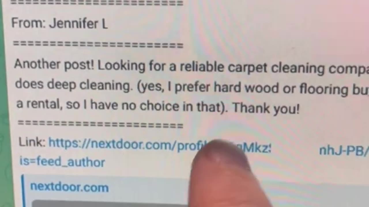 How to Secure Carpet Cleaning Leads on Nextdoor