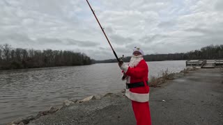 What Santa does on his day off-