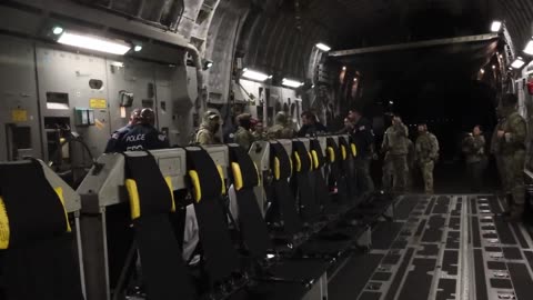 The first flight of high-threat criminal illegals aliens has arrived at Naval Station