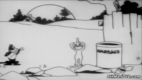 FELIX THE CAT Feline Follies (1919) (Remastered) (HD 1080p) Dave Lee