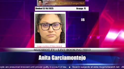 Mugshot TV - Live Arrest Booking Video Stream