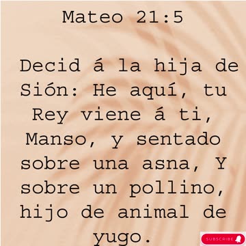 "He Aquí, Tu Rey Viene Humilde y Montado en un Asno" Mateo 21:5 #shorts #youtubeshorts #jesus #yt