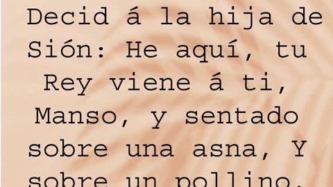 "He Aquí, Tu Rey Viene Humilde y Montado en un Asno" Mateo 21:5 #shorts #youtubeshorts #jesus #yt