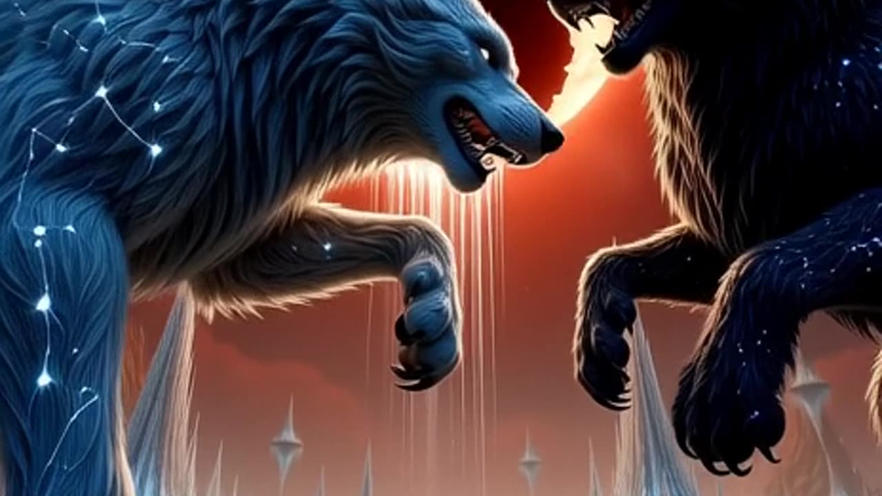 Eclipse of the Celestial Wolves, AI Video