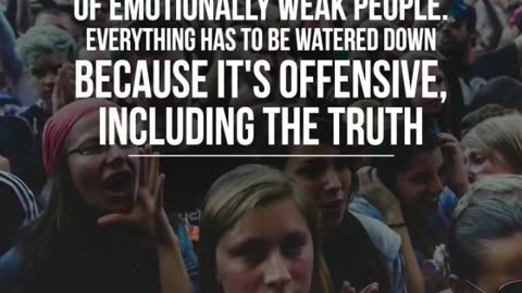 A Generation of Emotionally Weak People 