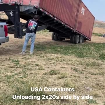 Double the containers, double the efficiency! 🚛📦