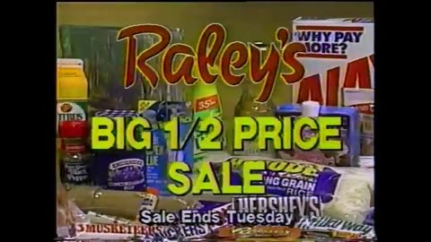September 28, 1987 - 1/2 Price Off Sale at Raley's Supermarket