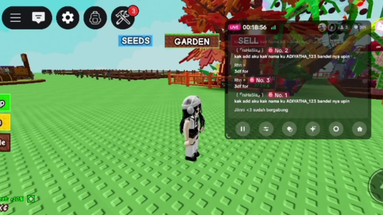 A Day in My Roblox Garden | A Grow Garden Daily Routine