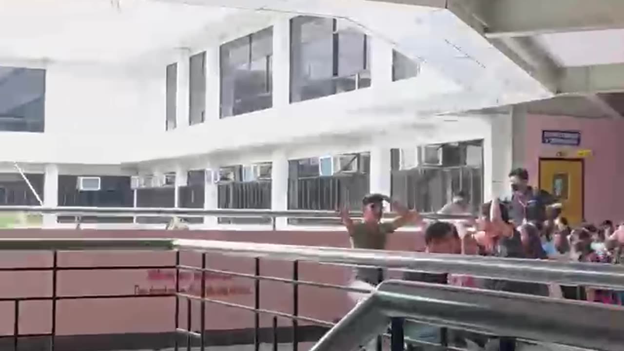 UM Matina BE Building During the 7.6 Earthquake