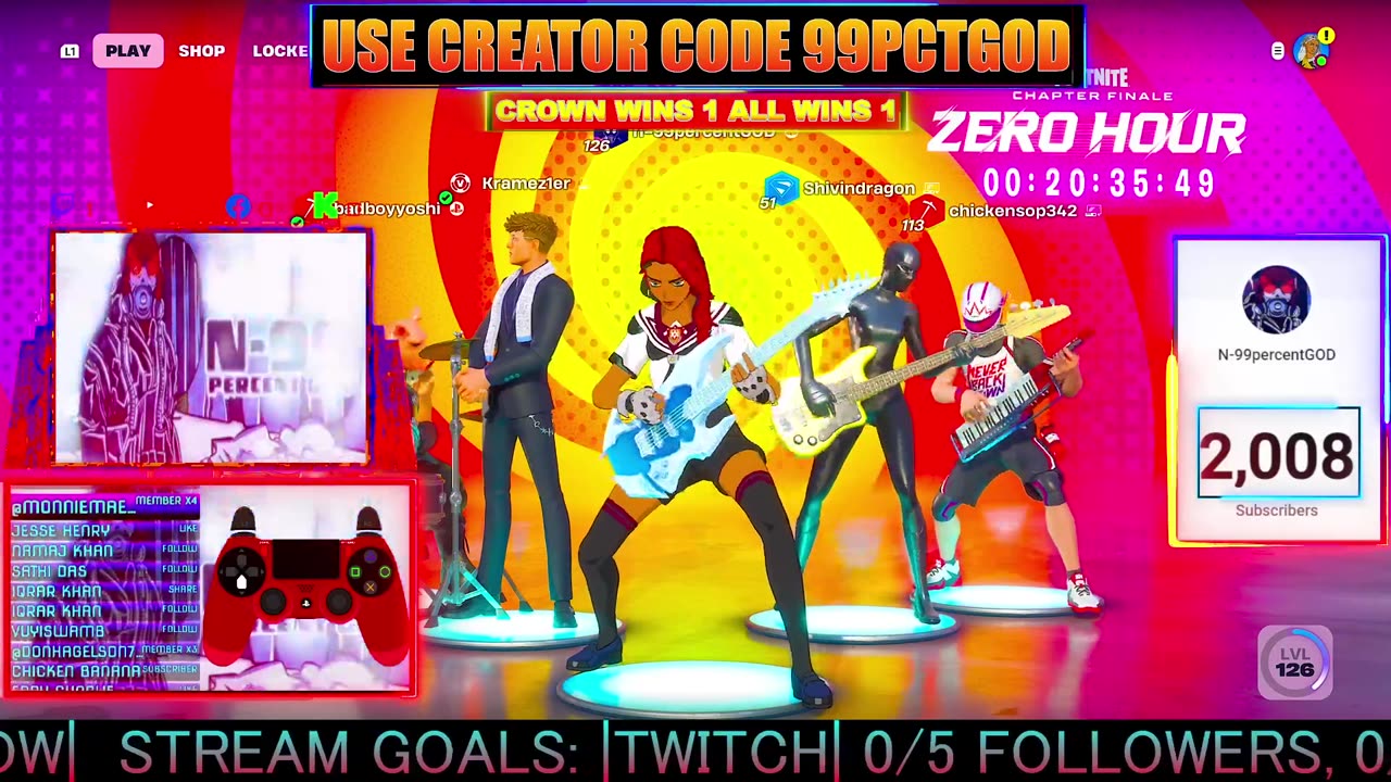 !discord #99PCTGOD Chapter 6 Season 5, battle royale krowns 67