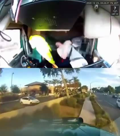 SPINNER suffers VAXXIDENT ? [Caught this TIME on DASH cam...]