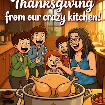 From our crazy kitchen to yours — 🧡 Happy Thanksgiving everyone!