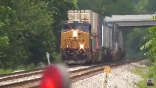 CSX M428 Manifest, C700 Coal Train & I018 Intermodal | Creston, Ohio