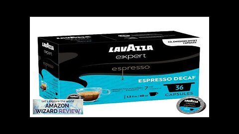 Lavazza Expert Espresso Decaf Coffee Capsules Full-bodied Medium Roast Arabica Robusta Review