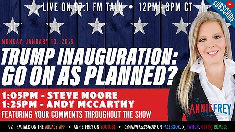 TRUMP INAUGURATION: Go on as planned?