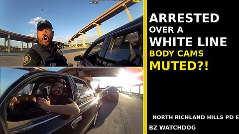 🚨 Cops ARREST Man Over a WHITE LINE — Then MUTE Body Cams?! (North Richland Hills Police EXPOSED)