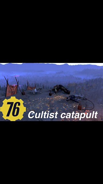 Fallout 76 cultist catapult random encounter,