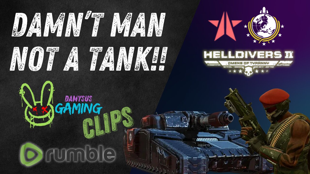 Helldivers 2 Clip - WARNING! Bots Will Drop TANKS on Your Head in Helldivers 2