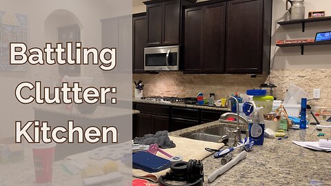 Battling Clutter: My Journey to Reclaiming My Kitchen and Living Area (Episode 2)