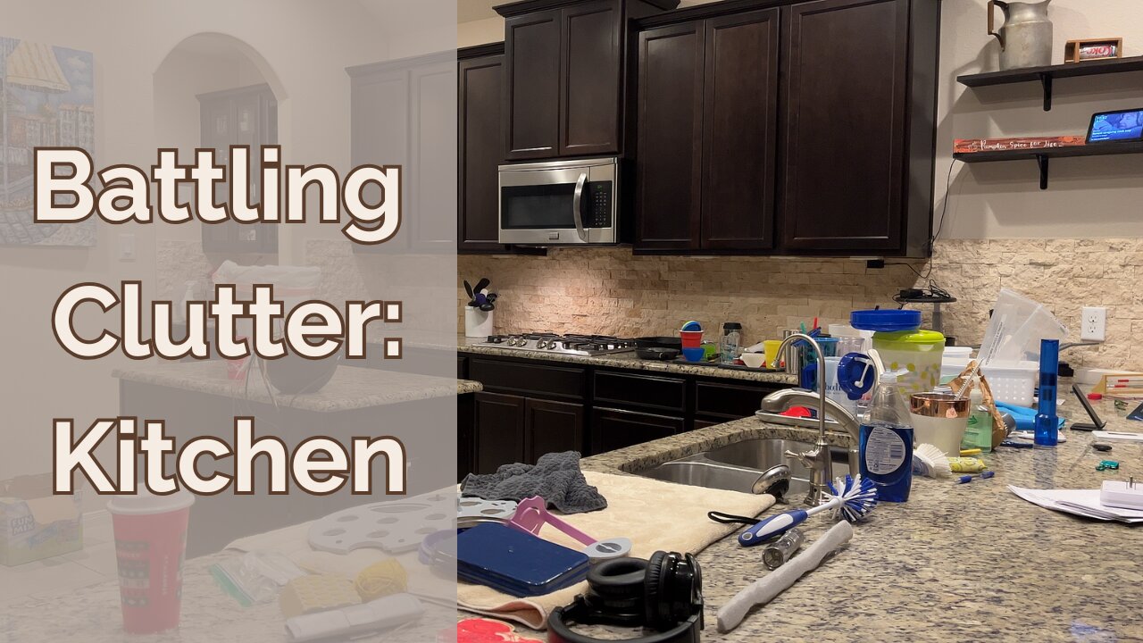 Battling Clutter: My Journey to Reclaiming My Kitchen and Living Area (Episode 2)