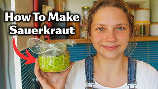 Making Sauerkraut From My Organic Homegrown Cabbage