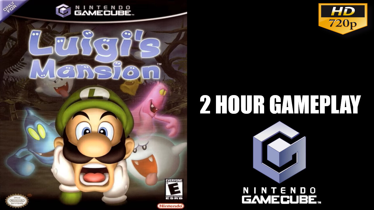Luigi's Mansion - Nintendo GameCube - (2 Hour Gameplay)