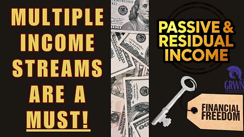 388 Multiple Income Streams Are A MUST! Passive & Residual Income For Regular People To Have Real Financial Freedom...Change Your Life Today!